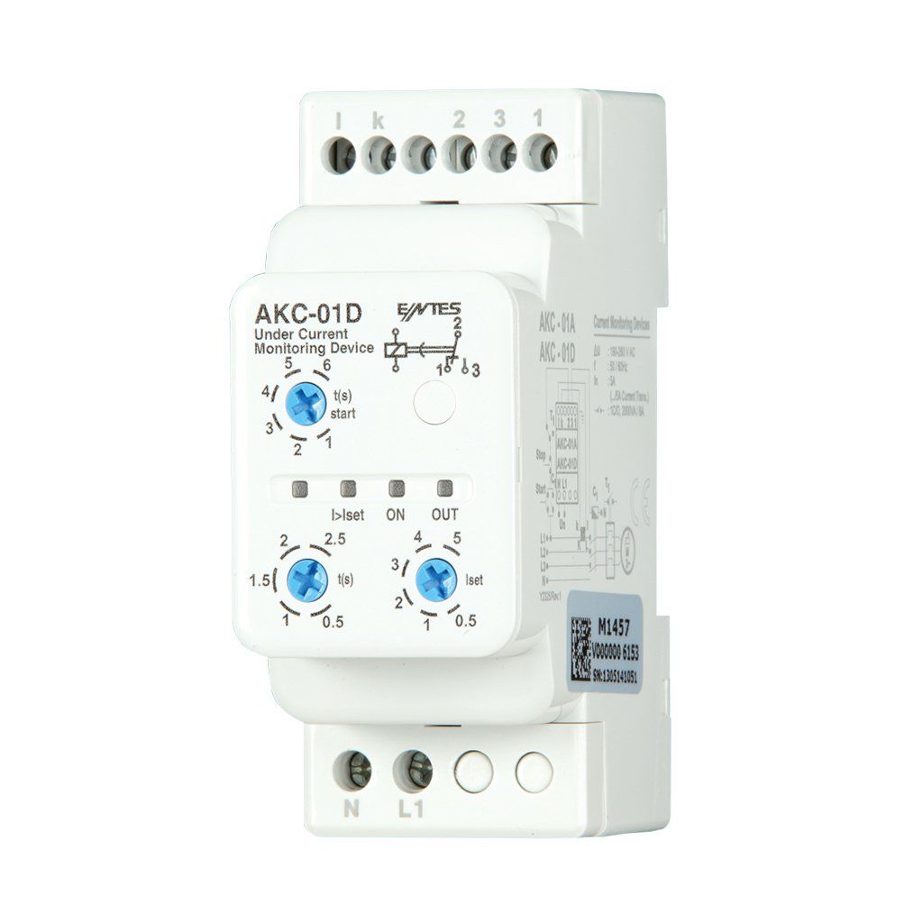 Entes AKC-01D Pk28 220Vac T/İ Akım Koruma Rolesi M1457