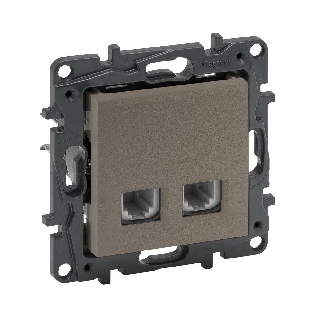 Legrand Raventi Selectıon Bronz Telefon Ve Data Prizi Rj11 + Rj45 Cat 5E Utp 768537