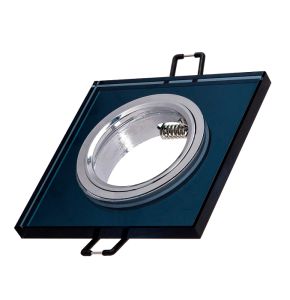 Cata Yeşim Kare Cam Spot Gu10 Duy Boş Kasa CT-6647