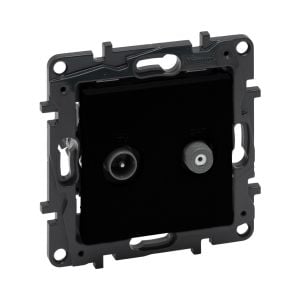 Legrand Raventi Selectıon Siyah Tv/Sat Prizi Geçişli 768627