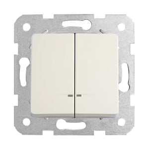 Viko Rollina/ Linnera Işıklı Komütatör (Mek+Düğ/Kap.) Çerçeve Hariç 90441050