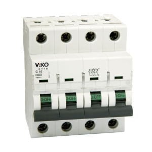 Viko Otomatik Sigorta 6 Ka C Tipi 4X80A 6VTB-4C80