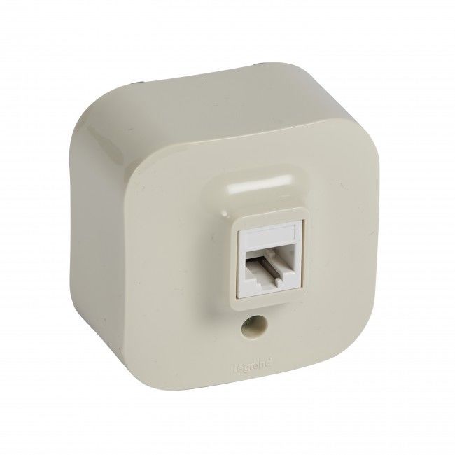 Legrand Forix Ip21 Sıva Üstü Mekanizma Bej Telefon Prizi Rj11 1 Çıkış 782444