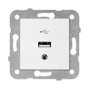 Viko Rollina - Linnera Beyaz Usb Konnektör (Mekanizma+Düğme/Kapak Dahil) 90440026