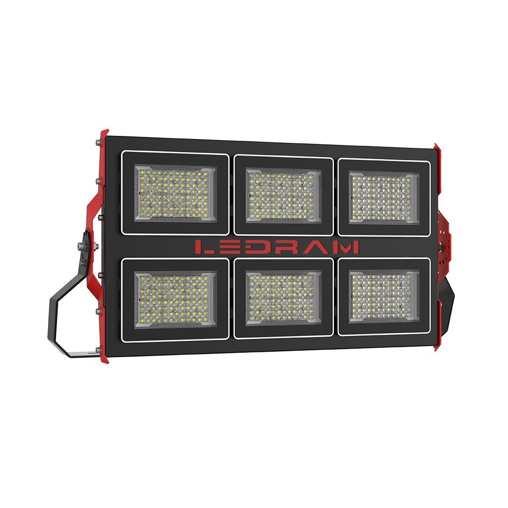 Ledram Delta-6000Lns-30° 600W 6500K Çelik Gövde Lensli Led Projektör IP66 19600065600LNS30°