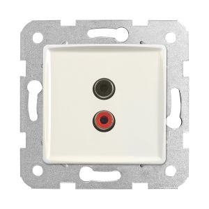 Viko Rollina/ Linnera Krem Müzik Yayın (Hoparlör) Prizi (Rj45 Cat6 - Rj11) (Mek+Düğ/Kap.) Çerçeve Hariç 90441037