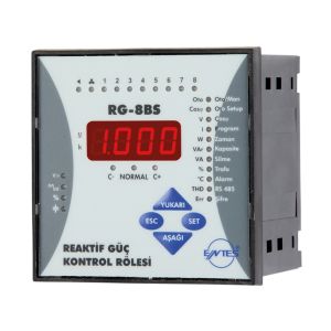 Entes RG-8Bs 96x96 220Vac Reaktif Güç Kontrol Rölesi M1321