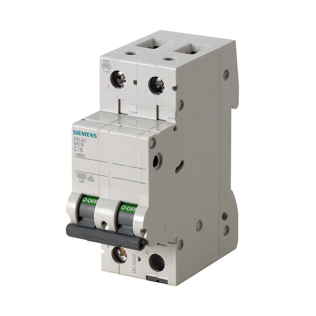 Siemens Otomatik Sigorta 5SL6202-7 C Tipi 2x2Amper 6Ka