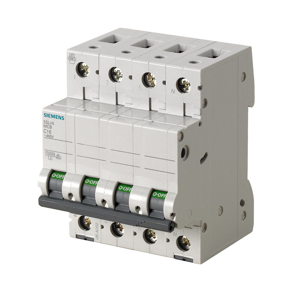 Siemens 5SL4632-7 3Faz+Nötr C Tipi 10Ka/32Amp Anahtarlı Otomatik Sigorta