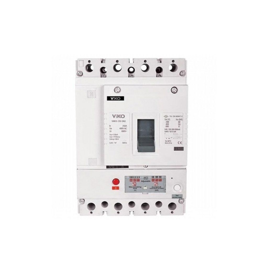 Viko Sabit Tip 3x250Amper Kompak Şalter 35Ka VMF3-250-SN2