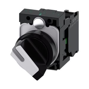 Siemens 3SU1100-2BF60-1BA0 Komple Mandal Butonlar 1No 0-1 Pozisyonlu Işıklandırılabilir Kalıcı Mandan Buton