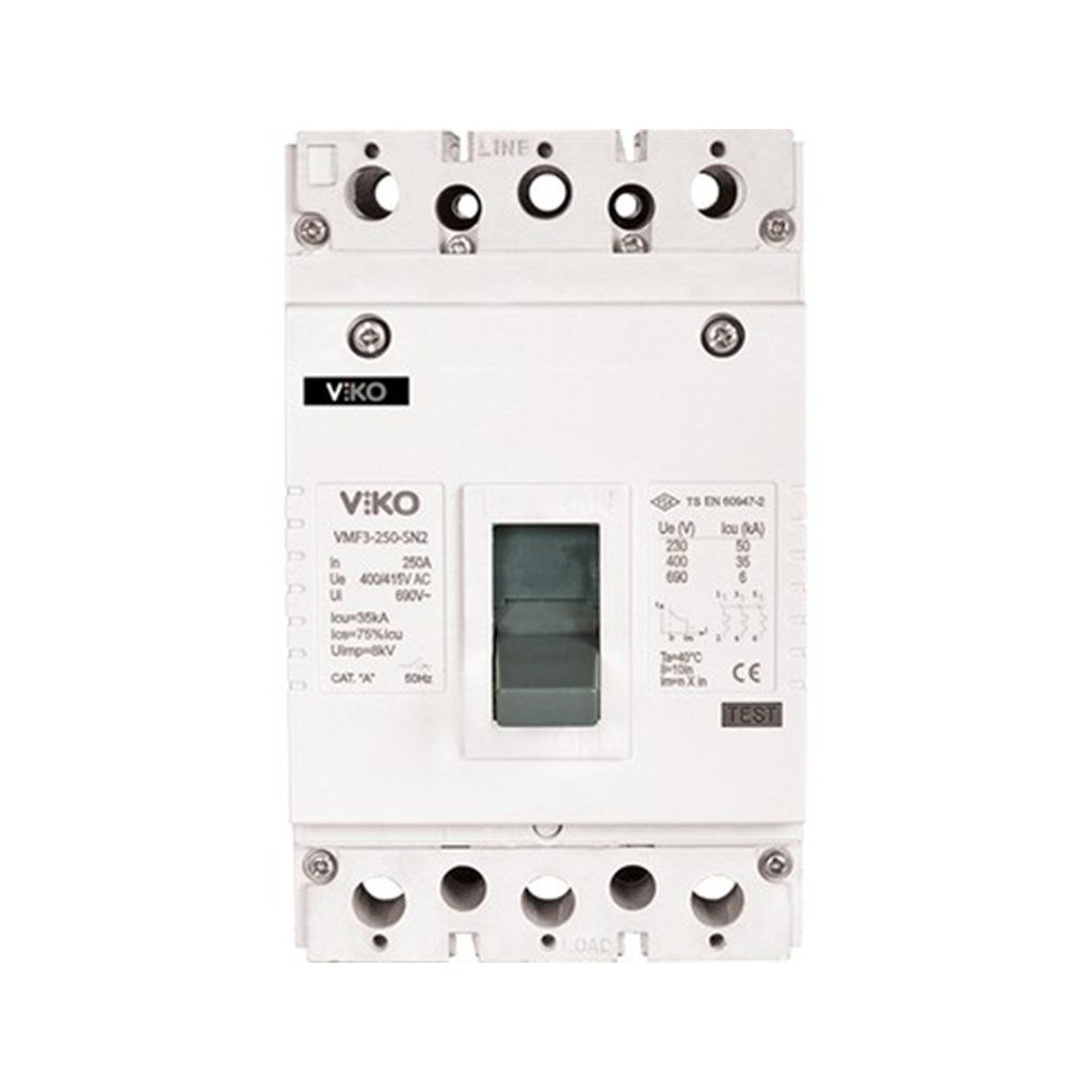 Viko Vmf-Sn2 Sabit Tip Kompakt Şalter 200A 35Ka 3 Kutuplu VMF3-200-SN2
