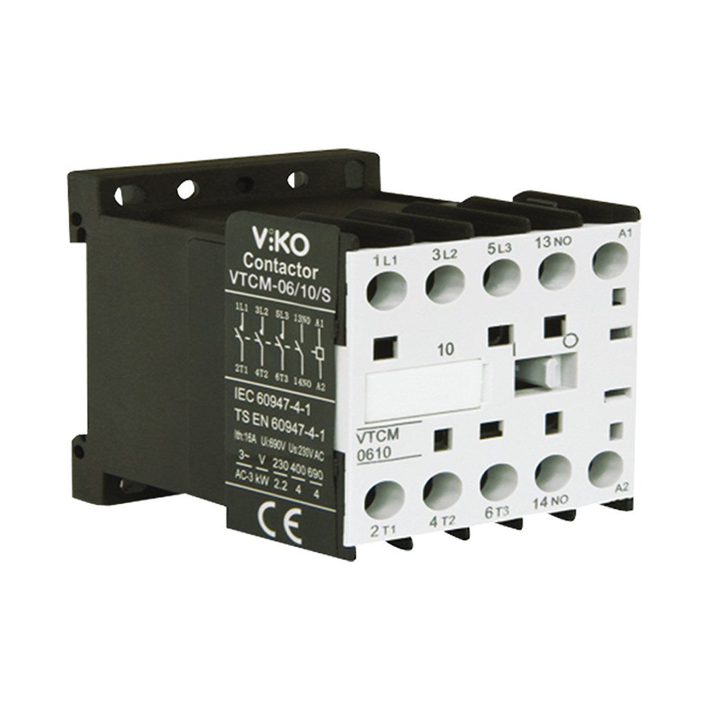 Viko Kontaktör Mini 230V AC 9A 1NO VTCM-09/10/S