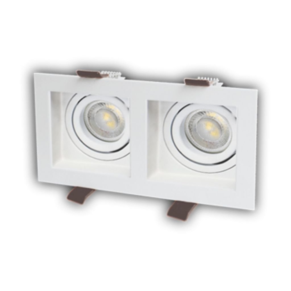 Cata Halo Spot 2Li Beyaz Kasa CT-5501