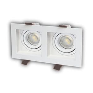 Cata Halo Spot 2Li Beyaz Kasa CT-5501