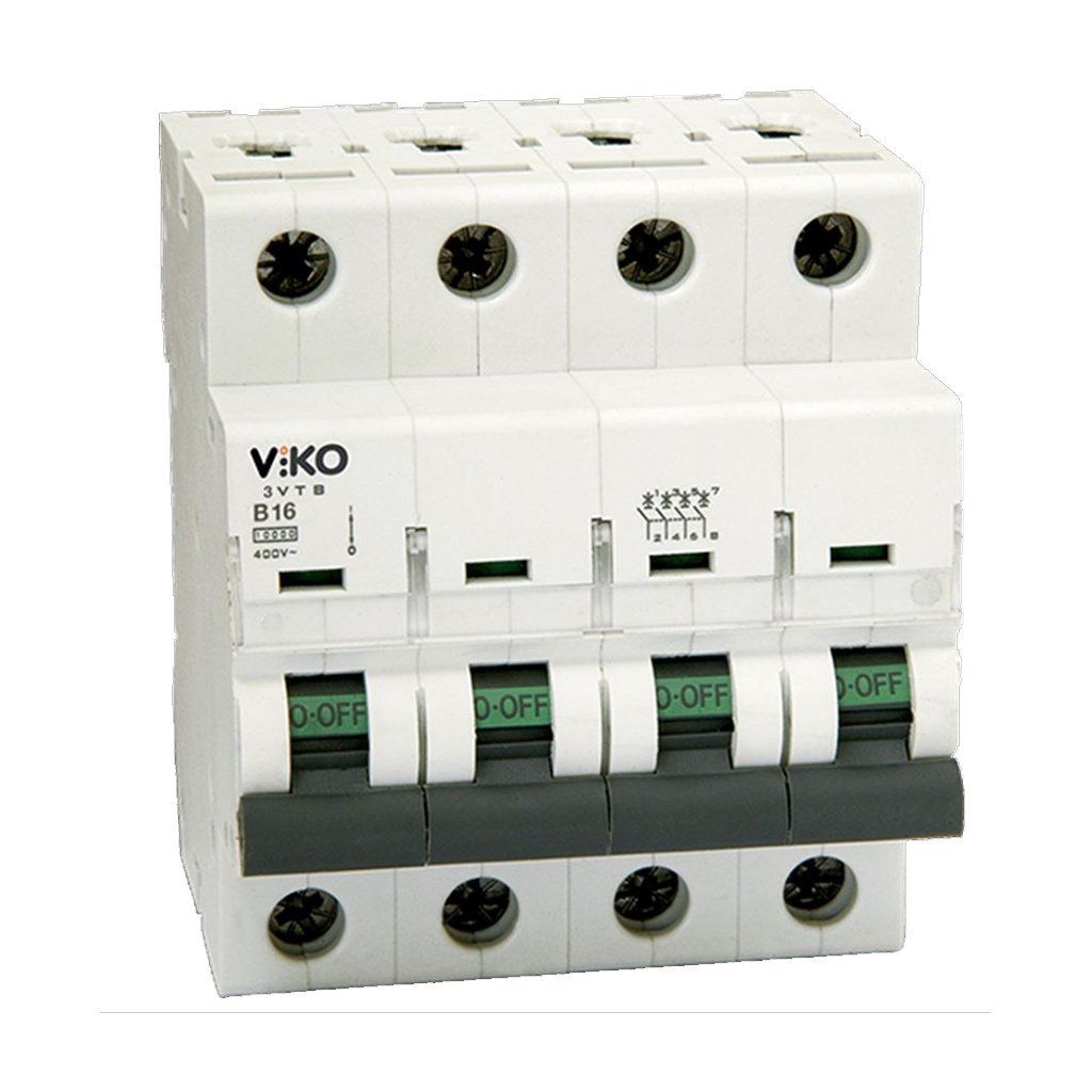 Viko Otomatik Sigorta 10VTB-4C40 C Tipi 4X40Amper 10Ka