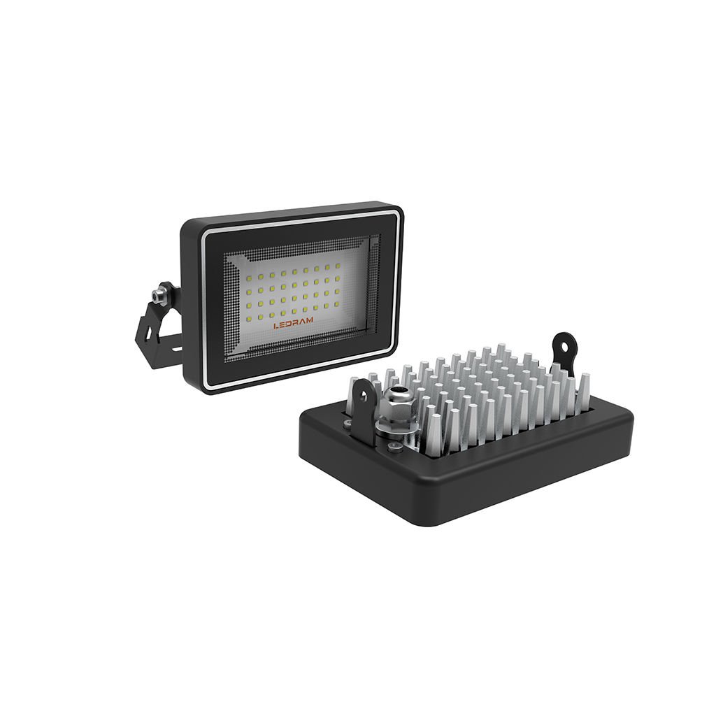 Ledram Kirpi Gm-50 50W 6500K Led Plastik Gövde Projektör IP66 12V Dc 20GMS5012VDC6550