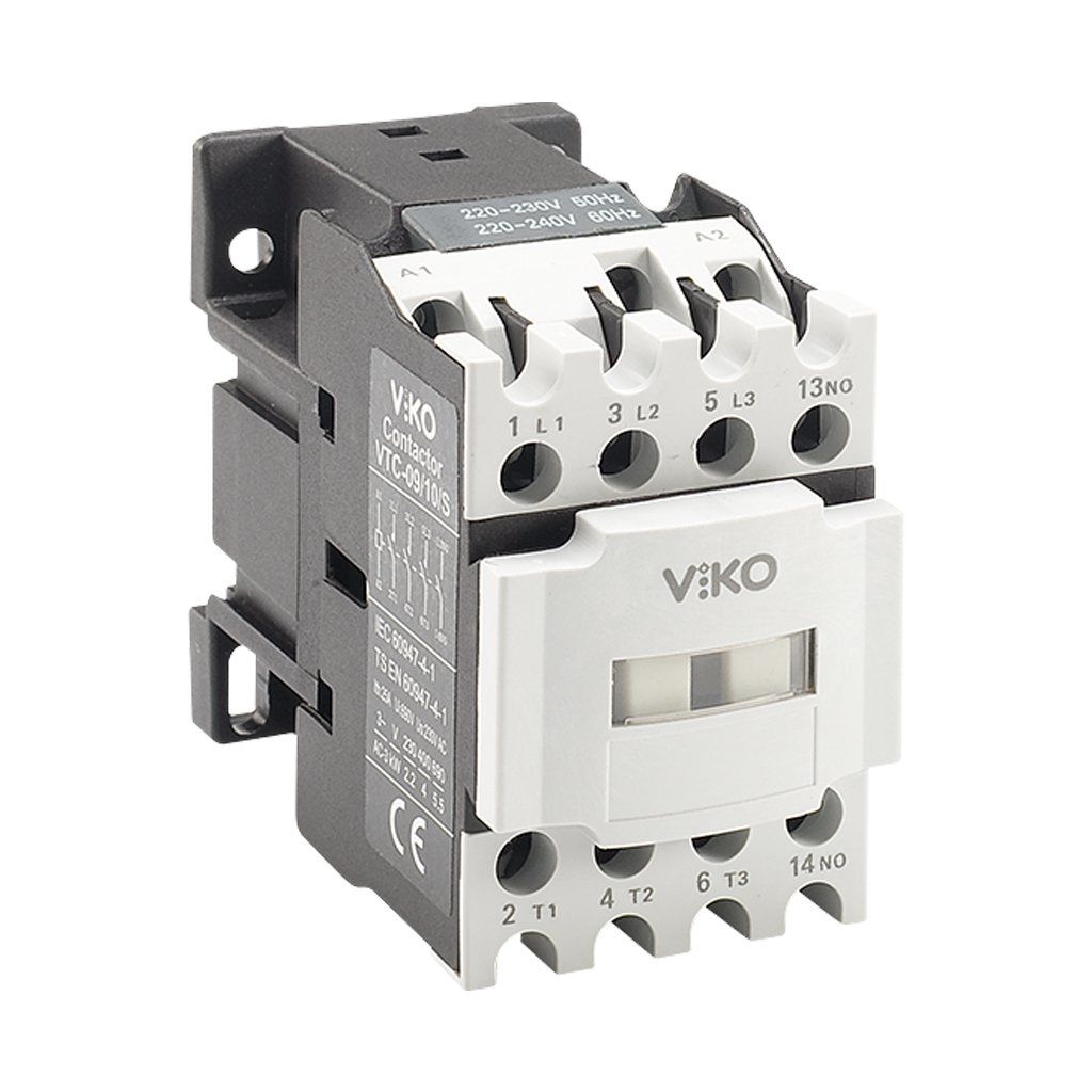 Viko Kontaktör Güç 230V AC 50A 1NO+1NC VTC-50/11/S