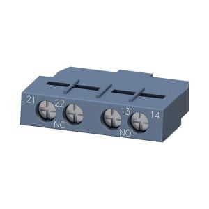 Siemens 3RV2901-1E (1No+1Nc) Yardımcı Anahtar Enine 1 No + 1 3RV2 Devre Kesici İçin Nc Vidalı Terminal