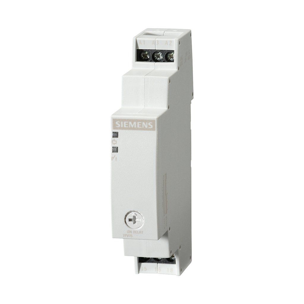 Siemens 7PV1513-1AP30 Sırıus 7Pv15 Çekmecede Gecikmeli 8 (On-Delay) Zaman Röleleri Ledli 17.5Mm 1Co Kontak 5S..100S 24/230Vac-24Vdc