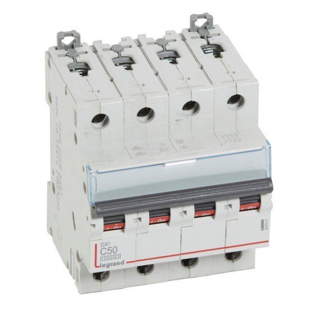 Legrand Otomatik Sigorta DX3 C Tipi 4x50Amper 10Ka 409341