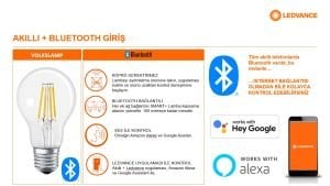 Ledvance Bluetooth Smart + Classıc A60 6W/827 Led Ampul + Akıllı Cihazlar İle Kontrol 4058075625808