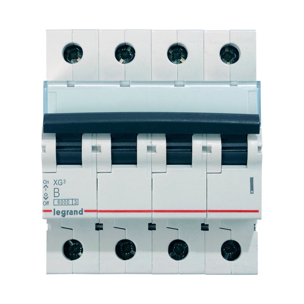 Legrand Otomatik Sigorta XG3 B Tipi 4x25Amper 6Ka 403513