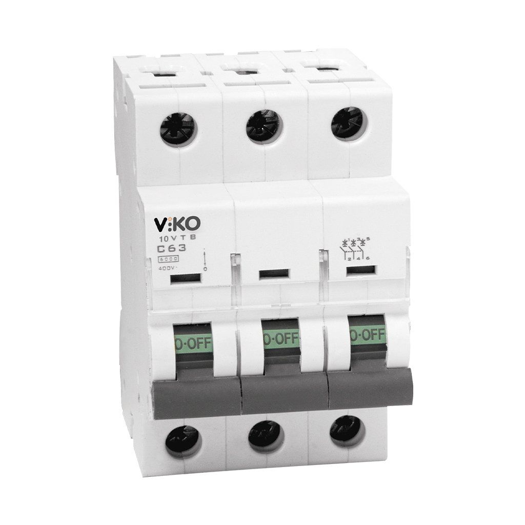 Viko Otomatik Sigorta 10VTB-3C16 C Tipi 3X16Amper 10Ka
