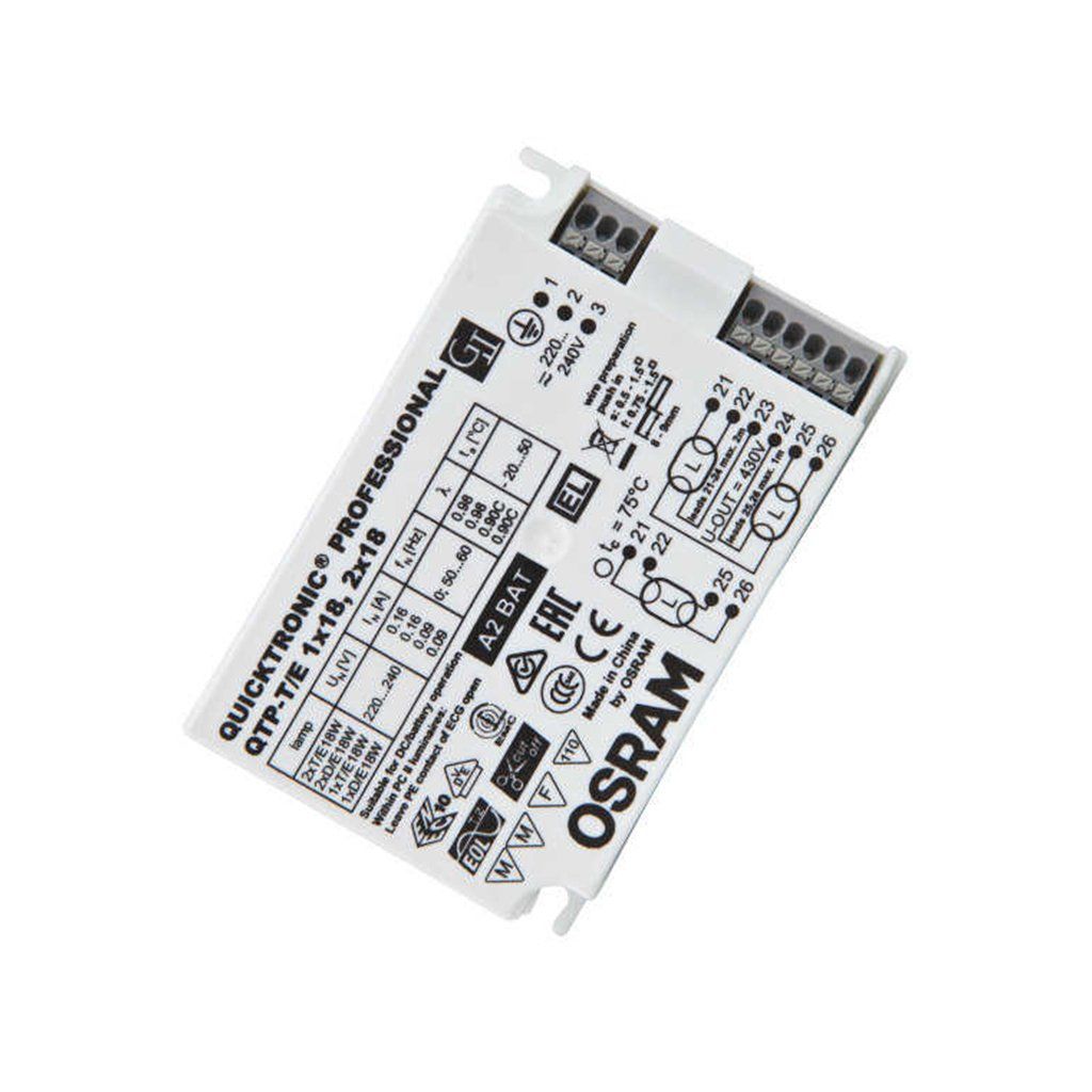 Osram Elektronık Balast Qt-Eco T/E 2X18 /220-240 4050300803982