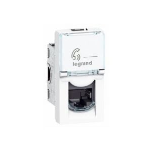Legrand Armada Beyaz 1Modül Rj11 4Kontak Telefon Prizi 078730