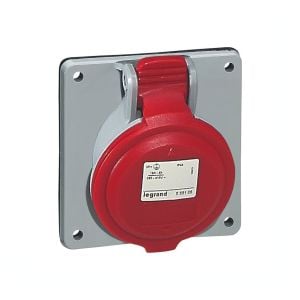 Legrand P17 Endüstriyel Tip Eğimli Pano Tipi Priz 32A 3P+N+T IP44 380/415V 555289