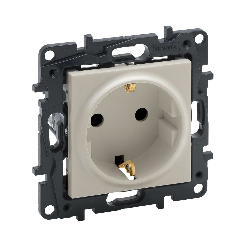 Legrand Raventi Krem Topraklı Priz 768414