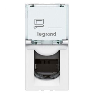 Legrand Sistem Armada Rj45 Cat6A Utp Priz 1 Modül Beyaz 076571