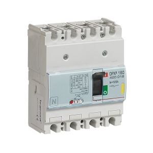 Legrand DPX3 Standart Tip 4x125Amper Kompakt Şalter 16Ka 420016