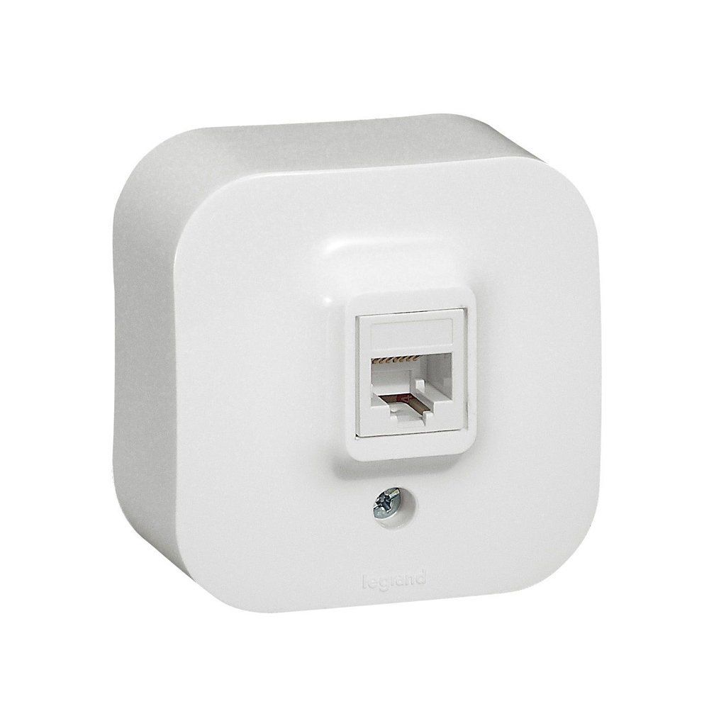 Legrand Forix Beyaz IP21 Sıva ÜstüRj45 Cat5E Utp Data Prizi 782424