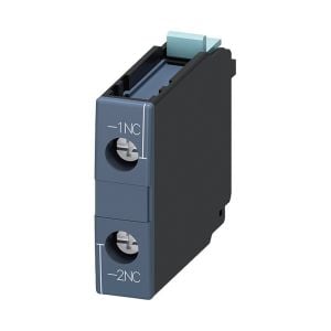 Siemens 3RH1921-1CA01 Yeni Nesil 1No (Önden Montaj) Boy S6-S12 Sırıus Kontaktör İçin Yardımcı Montaj