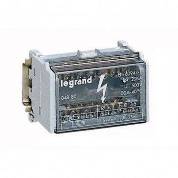 Legrand 2X 100A Monoblok Modüler Dağıtıcı 7 Bağlantı Kapasiteli 004880-400401