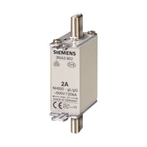 Siemens 3NA3805 500V Ac/250V Dc05 16A Nh-Bıçaklı Sigorta Boy 000