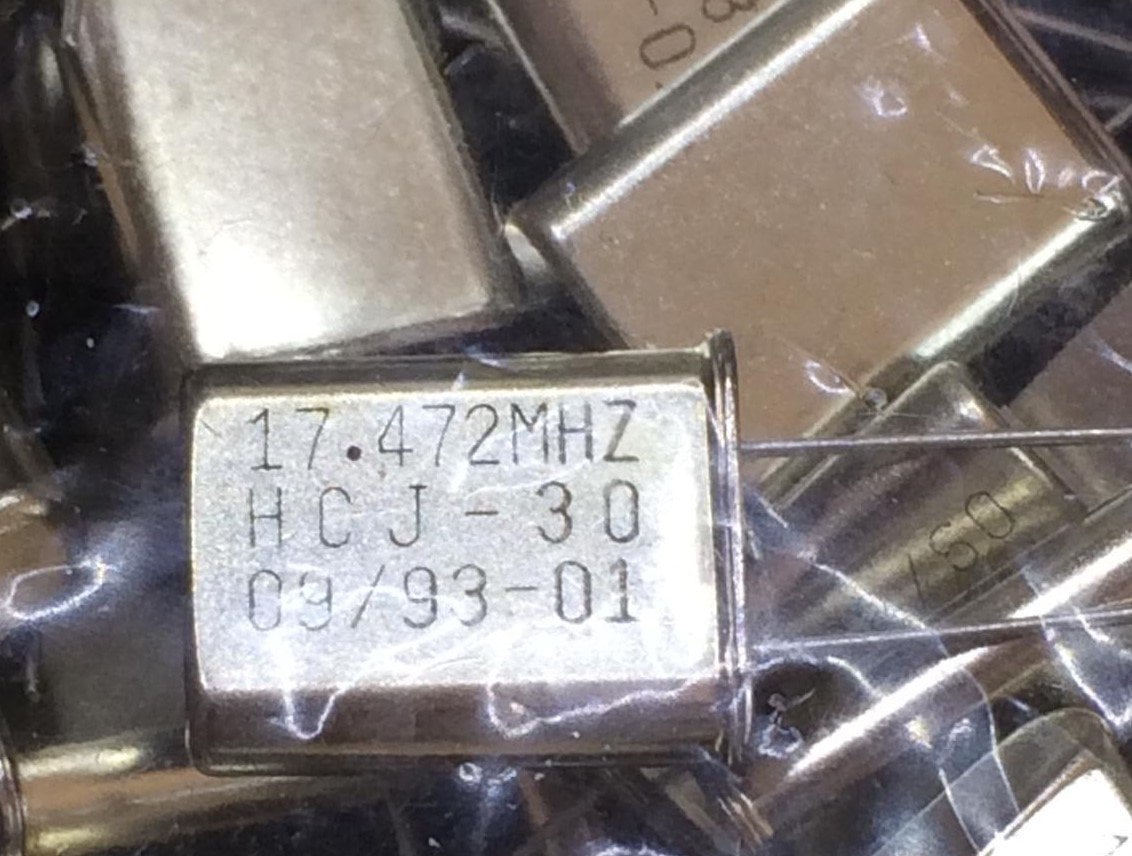 17.472 MHz Kristal (XTAL)