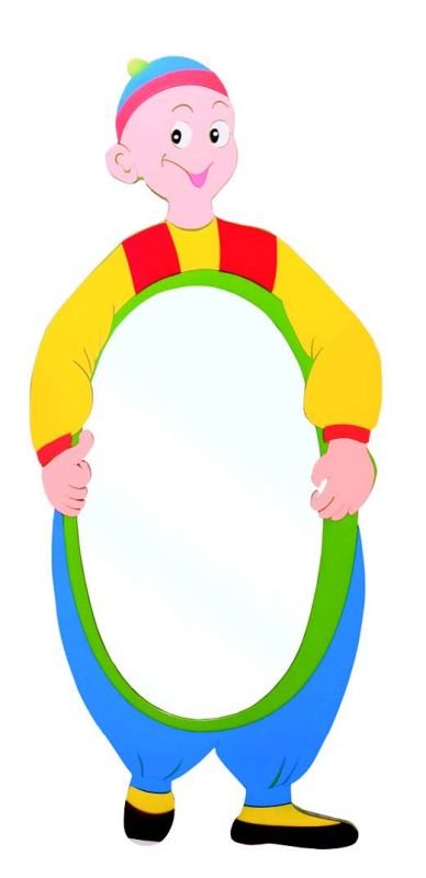 Okulca OK-25040 Keloğlan Figürlü Boy Aynası