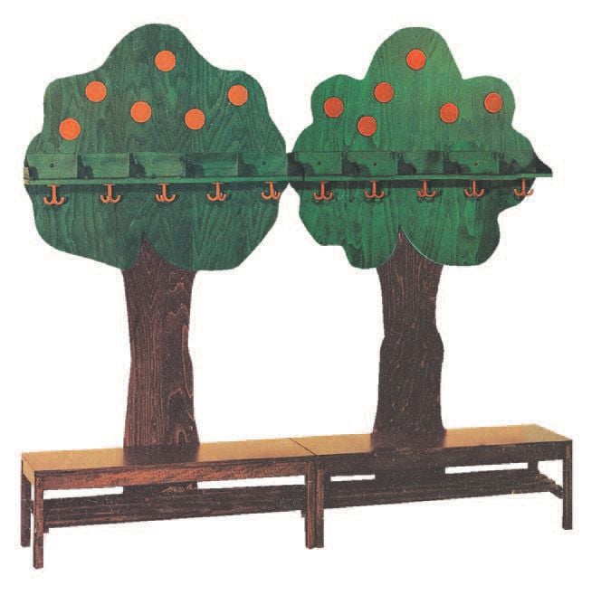Okulca OK-11012 Ağaç Portmanto 150*35*160 cm