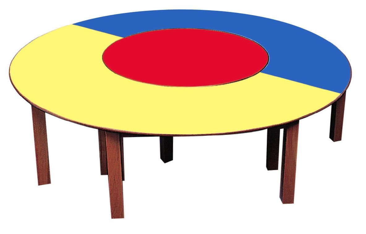 Okulca OK-11640 Üçlü Yuvarlak Masa  180*54 cm
