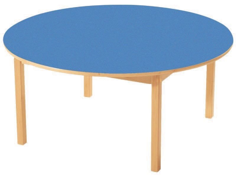 Okulca OK-11661  Ahşap Ayaklı Yuvarlak Masa  120*54 cm