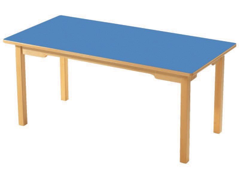 Okulca OK-11671 Ahşap Ayaklı Dikdörgen Masa  120*60*54 cm