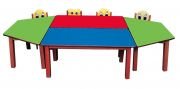 Okulca OK-11520 Trapez Masa  120*60*54 cm
