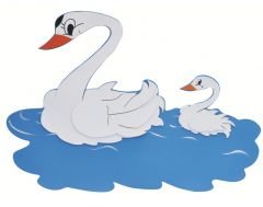 Okulca OK-26735 Ahşap Kuğu Figürü
