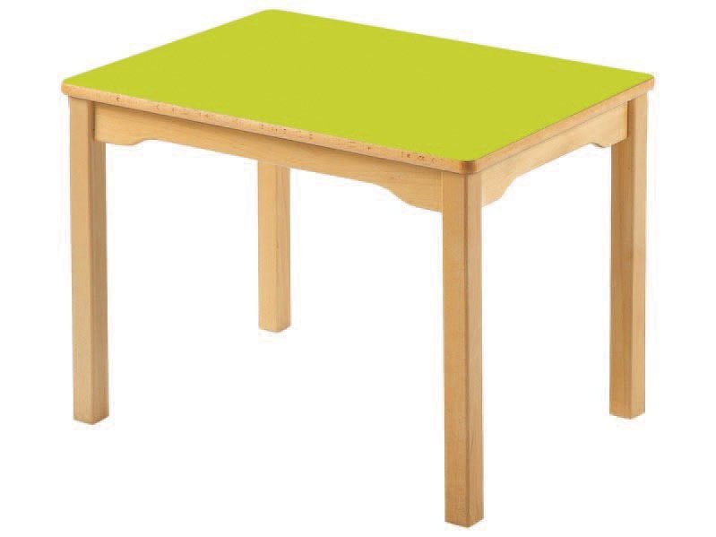Okulca OK-11681 Ahşap Ayaklı Kare Masa  70*50*54 cm