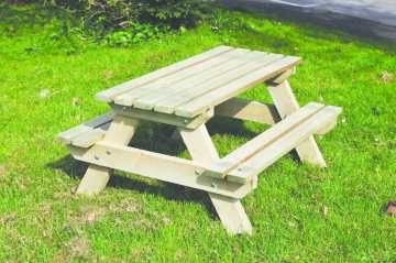 Okulca PK-4520 Ahşap Piknik Masası