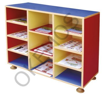 Okulca OK-13080 Onbir Gözlü Dolap 90*40*75h cm