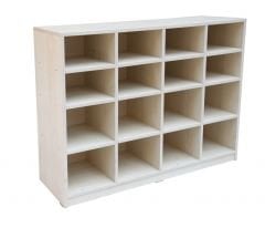 Okulca OK-13081 Onaltı Bölmeli Dolap 120*35*90h cm